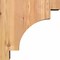 Ekena Millwork Mediterranean Smooth Corbel, Western Red Cedar, 3 1/2"W x 12"D x 12"H COR04X12X12MED00SWR - alternate 2
